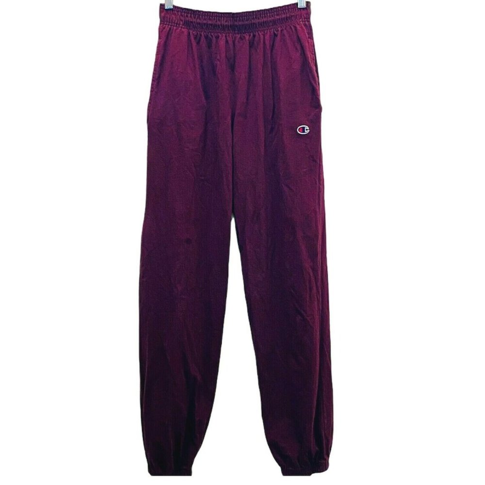 Champions Authentic Athleticwear Men's Small Drawstring Waistband Sweatpant Red - Picture 1 of 7